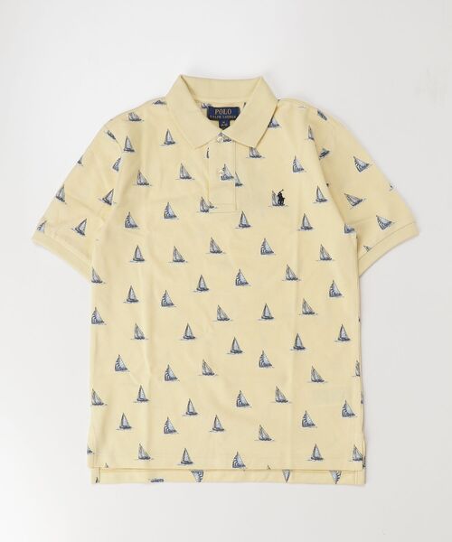 POLO RALPH LAUREN CHILDRENSWEAR(ポロ ラルフ ローレン チルドレンズウェア)の「セールボートプリント コットン メッシュ ポロシャツ(ポロシャツ・キッズ・マルチ・L)」の3枚目の写真