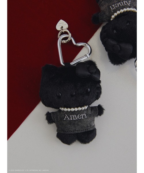 sanrio(サンリオ)の「HELLO KITTY×Ameri MASCOT KEYCHAIN(その他・レディース・ブラック・FREE)」の1枚目の写真