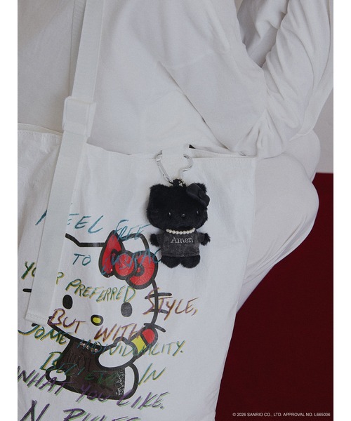 sanrio(サンリオ)の「HELLO KITTY×Ameri MASCOT KEYCHAIN(その他・レディース・ブラック・FREE)」の3枚目の写真
