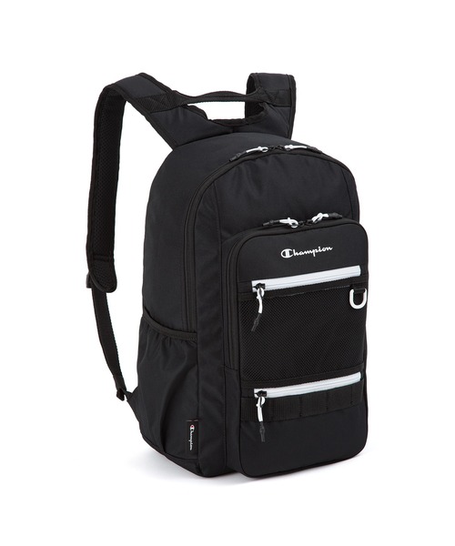 Champion(チャンピオン)の「チャンピオン リュックサック ラウンド型 通学 65461(バックパック/リュック・メンズ・ブラック×ホワイト/ブラック×グリーン/ブラック×ピンク/ベージュ×ブラック・FREE)」の9枚目の写真