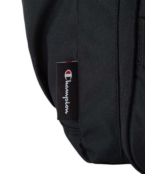 Champion(チャンピオン)の「チャンピオン リュックサック ラウンド型 通学 65461(バックパック/リュック・メンズ・ブラック×ホワイト/ブラック×グリーン/ブラック×ピンク/ベージュ×ブラック・FREE)」の20枚目の写真