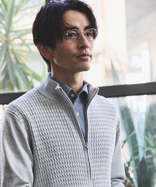 JUN STANDARD PICKS(ジュンスタンダードピックス)の「ウールブレンドドライバーズニット(ニット/セーター・メンズ・ライトグレー/ベージュ系その他・LL/L/M)」の20枚目の写真
