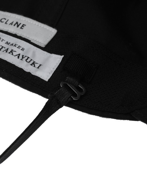 CLANE（クラネ）の「KIJIMA TAKAYUKI×CLANE DETACHABLE STRAP 6PANEL CAP（キャップ・レディース・ブラック・0）」の8枚目の写真