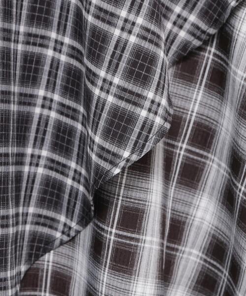 THE SHOP TK （ザ ショップ ティーケー ）の「チェック柄アシンメトリースカート（スカート・レディース・ブラック系1/ダークブラウン系1・12/13）」の9枚目の写真