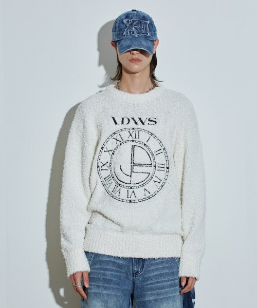 IDWS(アイドンワナセル)の「Time Logo Boucle Knit Ivory(ニット/セーター・レディース・その他・2/0)」の3枚目の写真