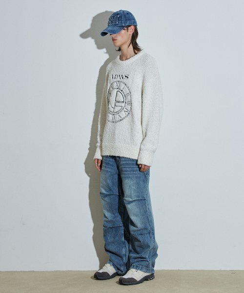 IDWS(アイドンワナセル)の「Time Logo Boucle Knit Ivory(ニット/セーター・レディース・その他・2/0)」の4枚目の写真