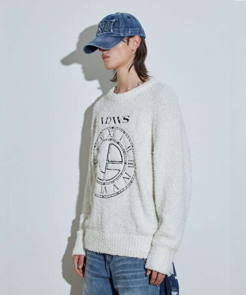 IDWS(アイドンワナセル)の「Time Logo Boucle Knit Ivory(ニット/セーター・レディース・その他・2/0)」の5枚目の写真