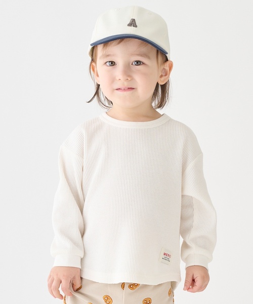 セール】【プティプラ】ワッフル長袖T（Tシャツ/カットソー）｜petit