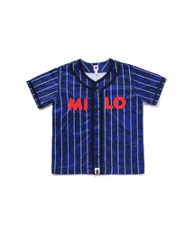 A BATHING APE | ALL BABY MILO STRIPE MILO BASEBALL SHIRT(シャツ/ブラウス)