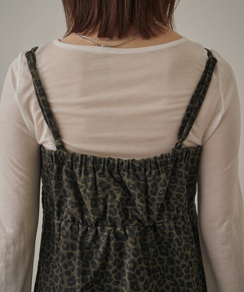 mline（エムライン）の「[mline]レオパード キャミワンピース（ワンピース・レディース・グレー/ブラウン・FREE）」の12枚目の写真
