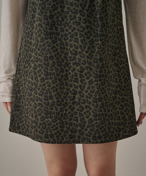 mline（エムライン）の「[mline]レオパード キャミワンピース（ワンピース・レディース・グレー/ブラウン・FREE）」の14枚目の写真