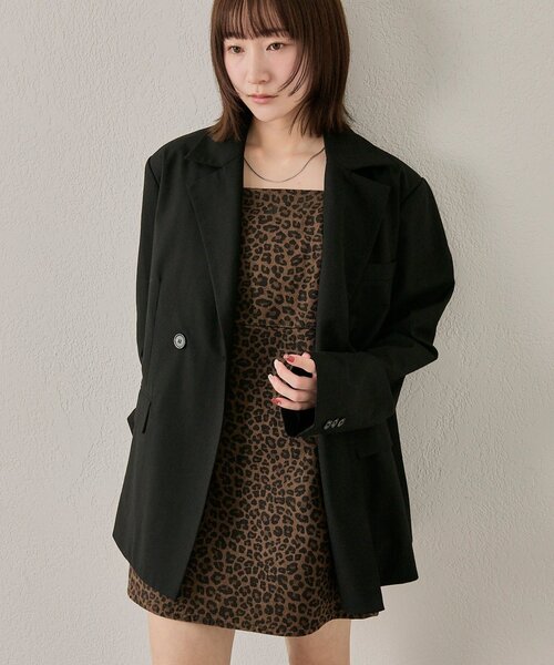 mline（エムライン）の「[mline]レオパード キャミワンピース（ワンピース・レディース・グレー/ブラウン・FREE）」の17枚目の写真