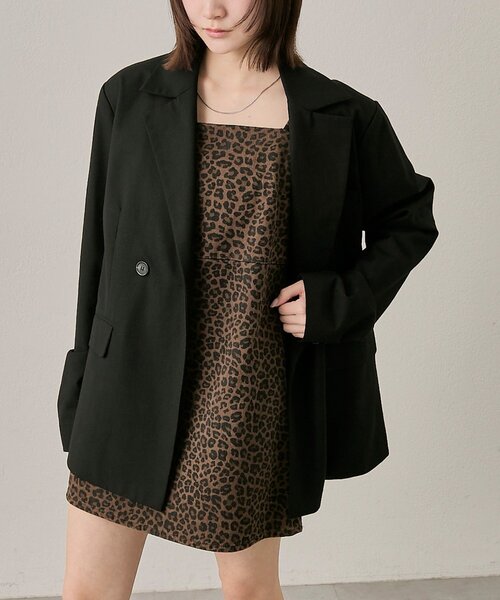 mline（エムライン）の「[mline]レオパード キャミワンピース（ワンピース・レディース・グレー/ブラウン・FREE）」の18枚目の写真