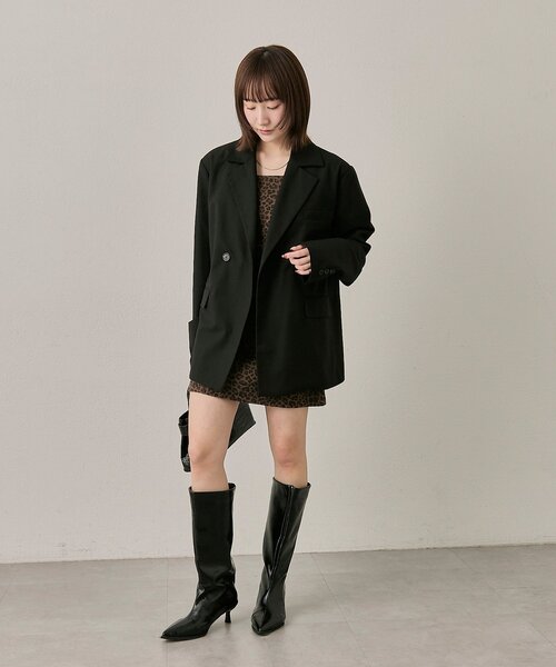 mline（エムライン）の「[mline]レオパード キャミワンピース（ワンピース・レディース・グレー/ブラウン・FREE）」の20枚目の写真