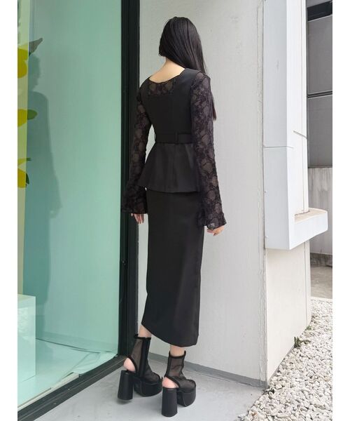 MURUA（ムルーア）の「フロントZIPビスチェジャンパースカート（ジャンパースカート・レディース・グレー/ブラック/ベージュ・2/1）」の14枚目の写真