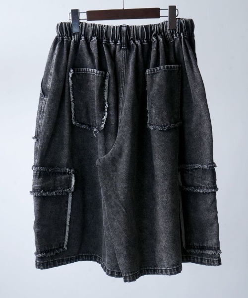 NOIZY(ノイジー)の「wide buggy denim Jorts/ワイド バギー デニム ジョーツ(デニムパンツ・メンズ・ブラック系その他2/ブラック系その他・MEDIUM/LARGE)」の5枚目の写真