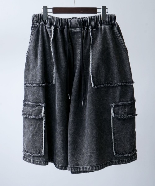 NOIZY(ノイジー)の「wide buggy denim Jorts/ワイド バギー デニム ジョーツ(デニムパンツ・メンズ・ブラック系その他2/ブラック系その他・MEDIUM/LARGE)」の6枚目の写真