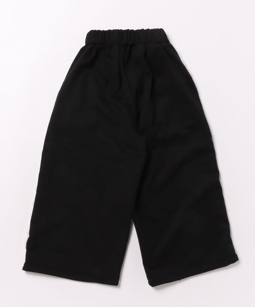 VIBGYOR(ヴィブジョー)の「lulunoix/レースライン スウェットワイドパンツ N15477(スウェットパンツ・キッズ・ブラック・100cm/110cm/120cm/130cm)」の5枚目の写真