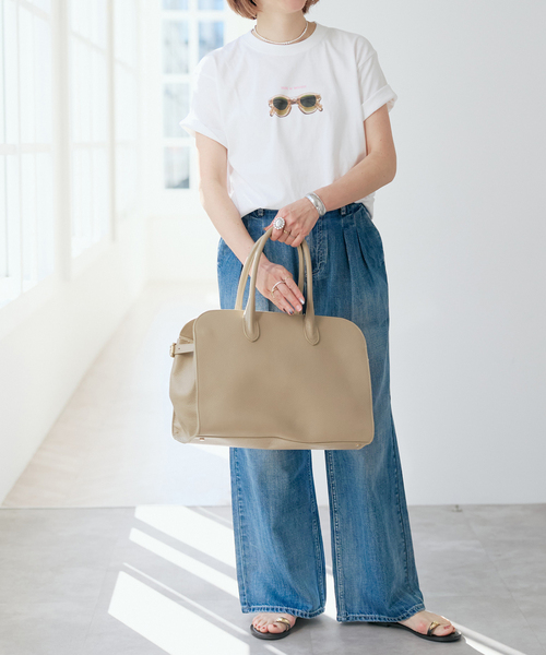 Spick & Span(スピックアンドスパン)の「《新色あり / 追加3》MILOS / ミロス 別注ボストンバッグ *(ボストンバッグ・レディース・ブラック/ベージュ系その他・FREE)」の9枚目の写真