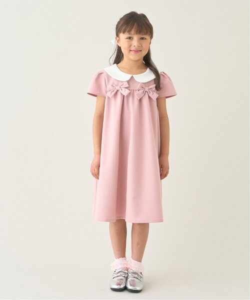 セール】【セレモニー】【おうちで洗える】丸衿付ワンピース【子供服