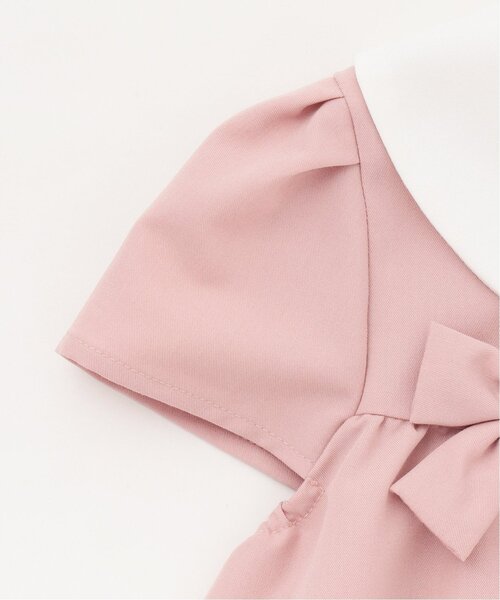 Lycee mine（リセマイン）の「【セレモニー】【おうちで洗える】丸衿付ワンピース【子供服】【キッズ】【女の子】（ワンピース・キッズ・ピンク/ラベンダー/ネイビー/ブラック・120cm/130cm/140cm/110cm/100cm）」の11枚目の写真
