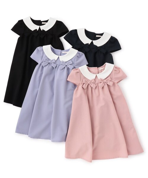 Lycee mine（リセマイン）の「【セレモニー】【おうちで洗える】丸衿付ワンピース【子供服】【キッズ】【女の子】（ワンピース・キッズ・ピンク/ラベンダー/ネイビー/ブラック・120cm/130cm/140cm/110cm/100cm）」の15枚目の写真