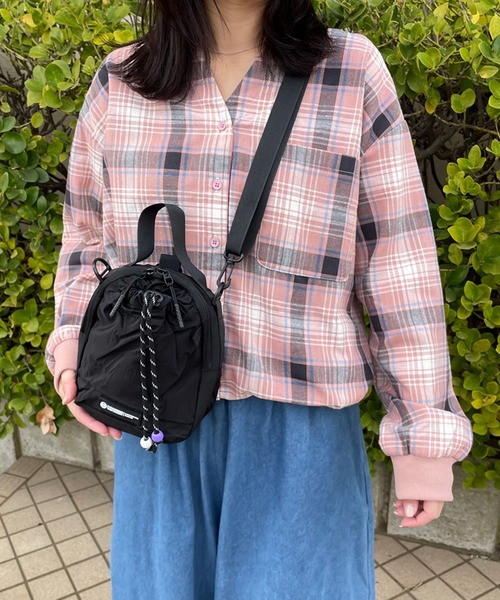 CRB(シーアールビー)の「配色ミニショルダーバッグ(ショルダーバッグ・レディース・マスタード/カーキ/ブラック・F)」の22枚目の写真