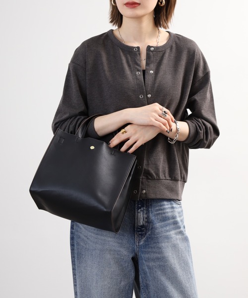 mignon（ミニョン）の「mignon ハンドルバッグ 合皮 レディースバッグ（トートバッグ・レディース・キャメル/ブラック・FREE）」の9枚目の写真