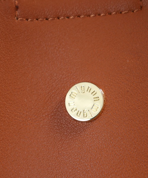 mignon（ミニョン）の「mignon ハンドルバッグ 合皮 レディースバッグ（トートバッグ・レディース・キャメル/ブラック・FREE）」の21枚目の写真