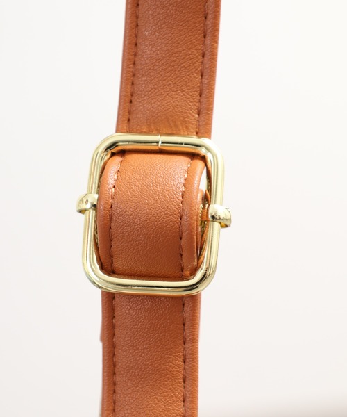 mignon（ミニョン）の「mignon ハンドルバッグ 合皮 レディースバッグ（トートバッグ・レディース・キャメル/ブラック・FREE）」の7枚目の写真