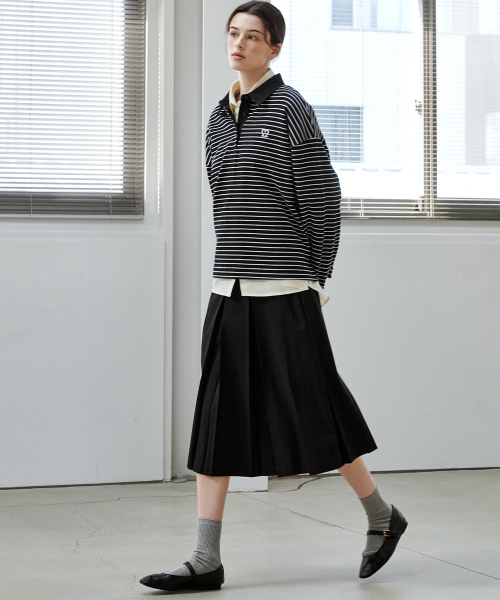 MALOUPE（マロップ）の「3113 プリーツスカート (ブラック)（スカート・レディース・その他・SMALL/MEDIUM）」の7枚目の写真
