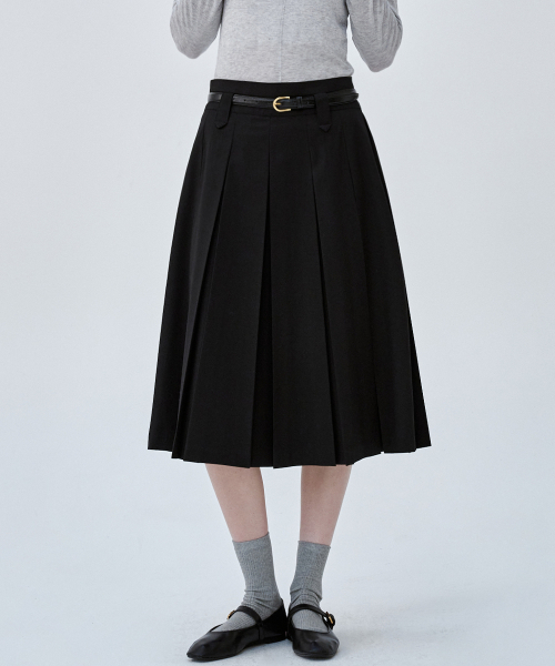 MALOUPE（マロップ）の「3113 プリーツスカート (ブラック)（スカート・レディース・その他・SMALL/MEDIUM）」の8枚目の写真
