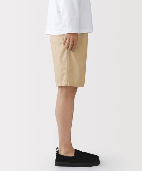 無印良品(ムジルシリョウヒン)の「紳士 洗いざらしブロードイージーショートパンツ(その他パンツ・メンズ・ブラック/スモークピンク/ブラウン系/チャコールグレー/ネイビー/カーキ系/ブルー系/ベージュ・S/M/L/XL)」の22枚目の写真