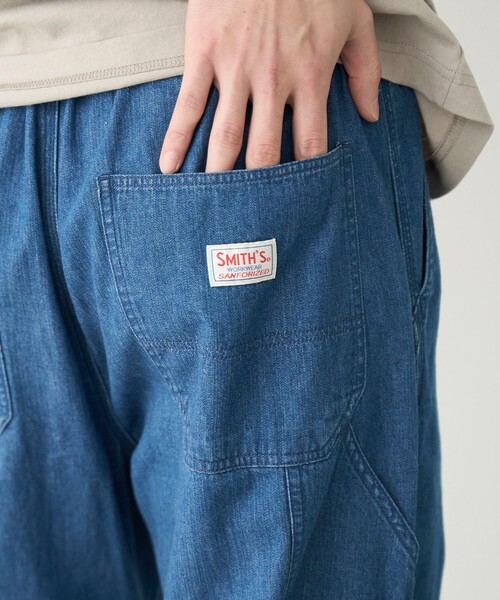 SMITH'S AMERICAN（スミスアメリカン）の「SMITH'S（スミス）別注ライトウエイトワークパンツ（デニムパンツ・メンズ・その他1/コバルトブルー/ダークグレー・M/S/XL/L）」の15枚目の写真