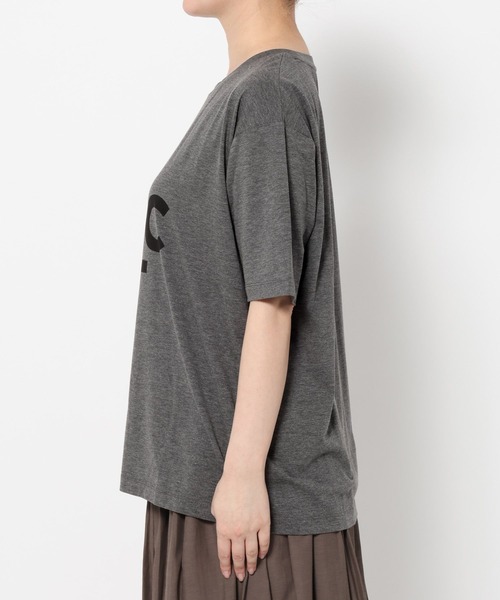 mysty woman（ミスティウーマン）の「DELICATロゴTEESS 668387（Tシャツ/カットソー・レディース・ブラック/チャコールグレー/オフホワイト・FREE）」の16枚目の写真