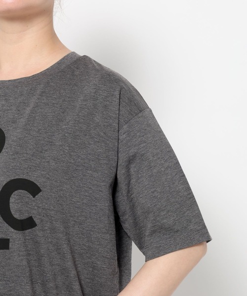 mysty woman（ミスティウーマン）の「DELICATロゴTEESS 668387（Tシャツ/カットソー・レディース・ブラック/チャコールグレー/オフホワイト・FREE）」の19枚目の写真