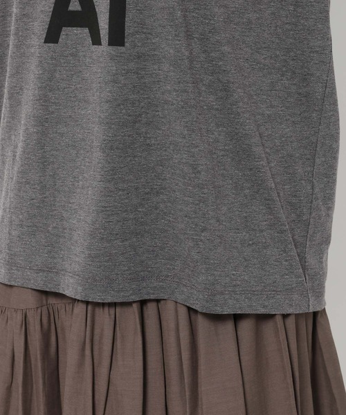 mysty woman（ミスティウーマン）の「DELICATロゴTEESS 668387（Tシャツ/カットソー・レディース・ブラック/チャコールグレー/オフホワイト・FREE）」の20枚目の写真