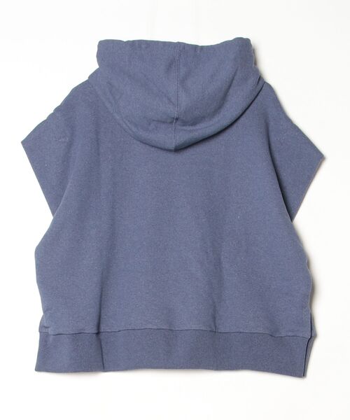 ROBES&CONFECTIONS(ローブスコンフェクションズ)の「Robes & Confections/ローブス&コンフェクションズ/スパニッシュコットン裏毛SSフーディ/ORC-T07-019(パーカー・レディース・ネイビー/ブルー・1)」の3枚目の写真