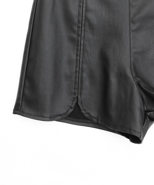 ANAP（アナップ）の「ストレッチ スリット レザーショーパン（その他パンツ・レディース・ブラック・M）」の13枚目の写真