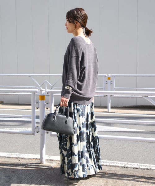 JOURNAL STANDARD（ジャーナルスタンダード）の「オリエンタルプリントスカート（スカート・レディース・ブルー/イエロー・FREE）」の3枚目の写真