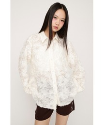 SLY(�X���C)��LOOSE LACE SH ���[�Y���[�X�V���c �t��(�V���c/�u���E�X)