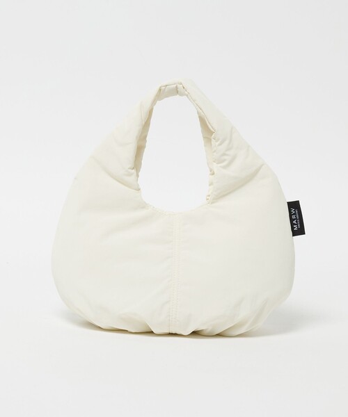 MARW UNITED ARROWS(マルゥ ユナイテッドアローズ)の「<MARW UNITED ARROWS>ファブリック トートバッグ S 撥水(トートバッグ・レディース・ブラック/オフホワイト・FREE)」の2枚目の写真