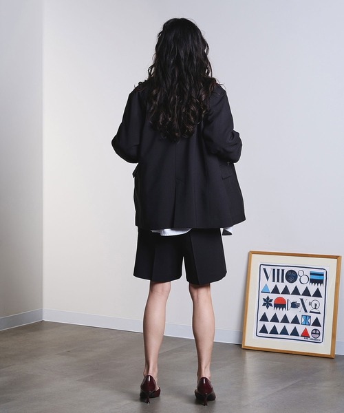 ROSE BUD（ローズバッド）の「TUCK SHORT PANTS（その他パンツ・レディース・ブラック/ベージュ・M/S）」の7枚目の写真