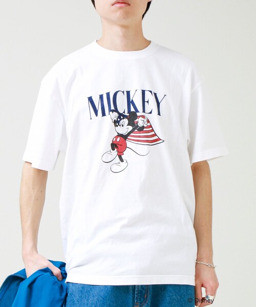 GOOD ROCK SPEED(グッドロックスピード)の「【GOOD ROCK SPEED】MICKEY / ミッキーマウス / プリントTシャツ(Tシャツ/カットソー・メンズ・ホワイト系その他2/ブラウン/ホワイト系その他3/ネイビー・FREE)」の13枚目の写真