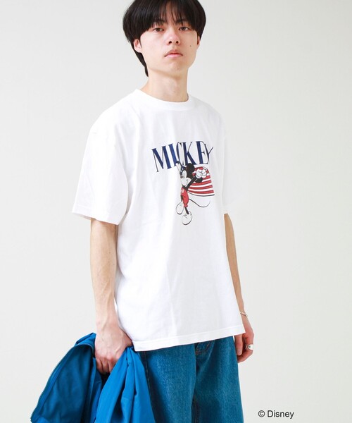 GOOD ROCK SPEED(グッドロックスピード)の「【GOOD ROCK SPEED】MICKEY / ミッキーマウス / プリントTシャツ(Tシャツ/カットソー・メンズ・ホワイト系その他2/ブラウン/ホワイト系その他3/ネイビー・FREE)」の14枚目の写真