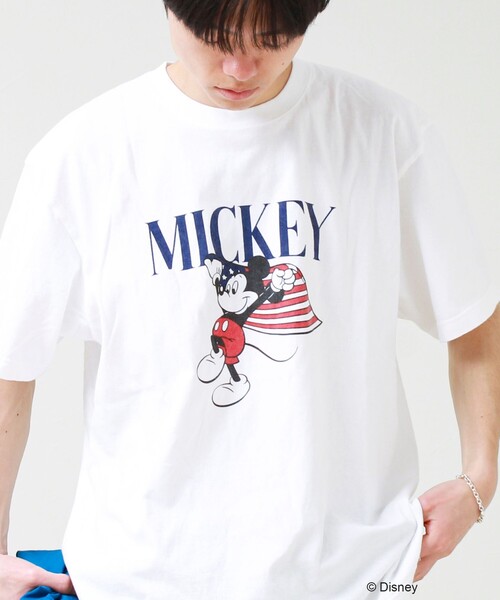 GOOD ROCK SPEED(グッドロックスピード)の「【GOOD ROCK SPEED】MICKEY / ミッキーマウス / プリントTシャツ(Tシャツ/カットソー・メンズ・ホワイト系その他2/ブラウン/ホワイト系その他3/ネイビー・FREE)」の15枚目の写真