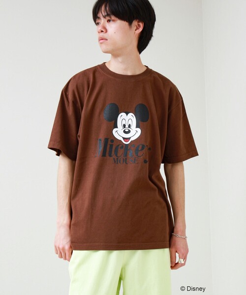 GOOD ROCK SPEED(グッドロックスピード)の「【GOOD ROCK SPEED】MICKEY / ミッキーマウス / プリントTシャツ(Tシャツ/カットソー・メンズ・ホワイト系その他2/ブラウン/ホワイト系その他3/ネイビー・FREE)」の17枚目の写真