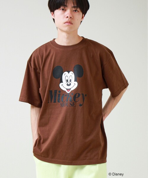 GOOD ROCK SPEED(グッドロックスピード)の「【GOOD ROCK SPEED】MICKEY / ミッキーマウス / プリントTシャツ(Tシャツ/カットソー・メンズ・ホワイト系その他2/ブラウン/ホワイト系その他3/ネイビー・FREE)」の18枚目の写真
