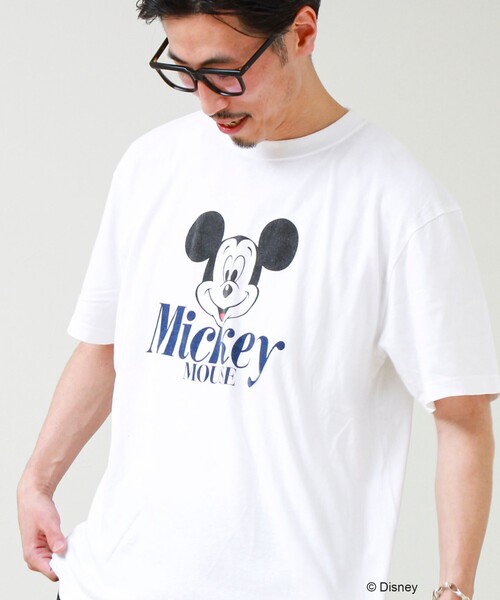GOOD ROCK SPEED(グッドロックスピード)の「【GOOD ROCK SPEED】MICKEY / ミッキーマウス / プリントTシャツ(Tシャツ/カットソー・メンズ・ホワイト系その他2/ブラウン/ホワイト系その他3/ネイビー・FREE)」の20枚目の写真