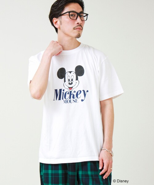 GOOD ROCK SPEED(グッドロックスピード)の「【GOOD ROCK SPEED】MICKEY / ミッキーマウス / プリントTシャツ(Tシャツ/カットソー・メンズ・ホワイト系その他2/ブラウン/ホワイト系その他3/ネイビー・FREE)」の21枚目の写真